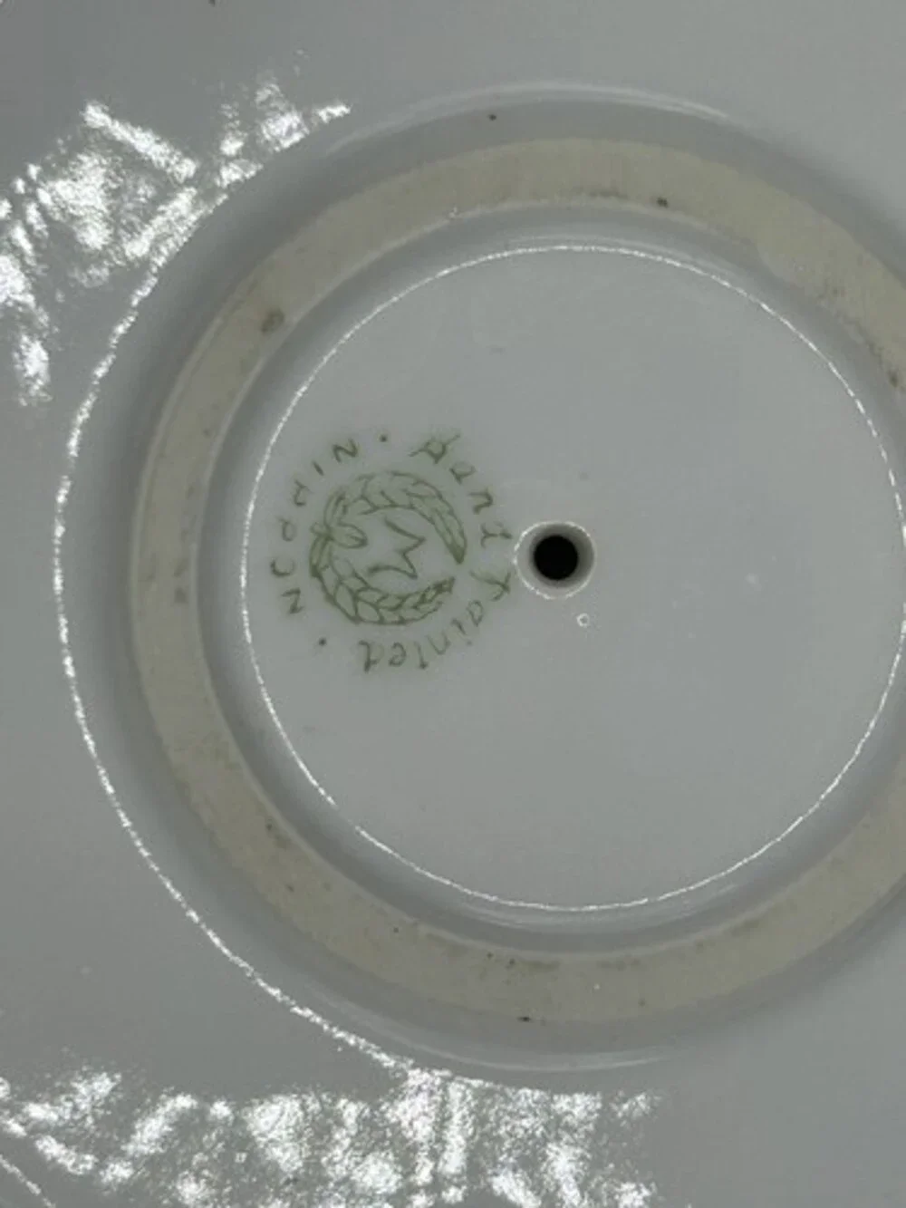 Morimura Brothers (Japan) Hand Painted Porcelain Snack Plate